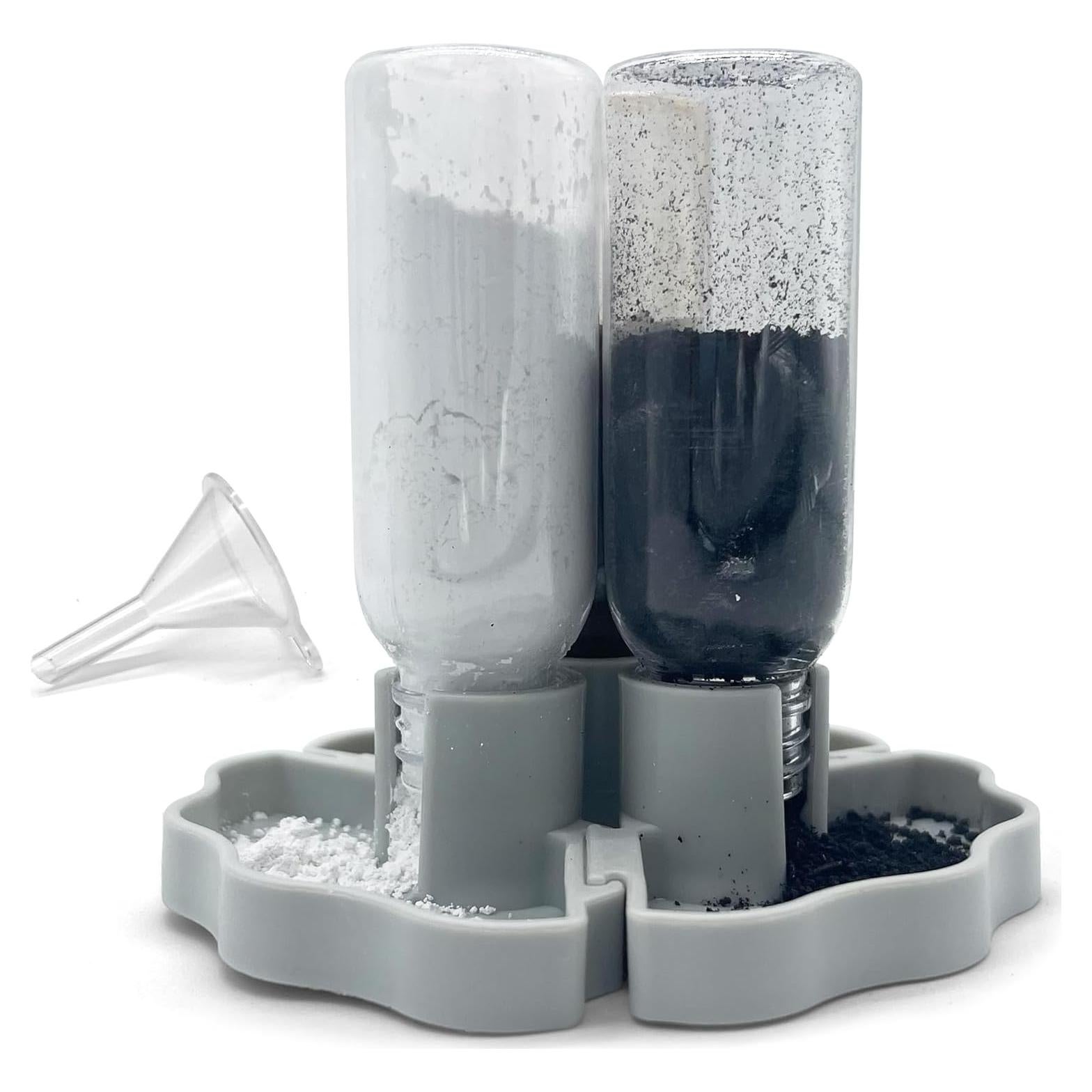 Comedero de Gravedad para Cangrejos Ermitaños Snout and Shell - Gris - 3 Pozos