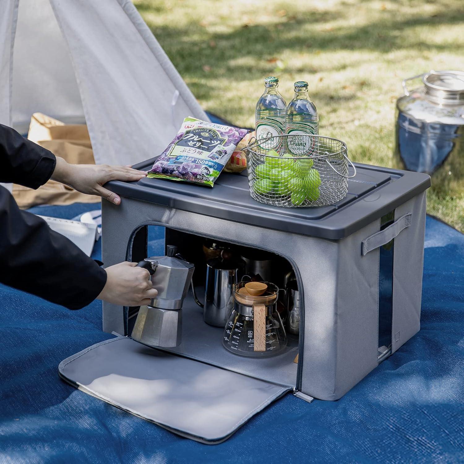 Organizador de Maletero SHIMOYAMA 68L Plegable con Tapa Gris