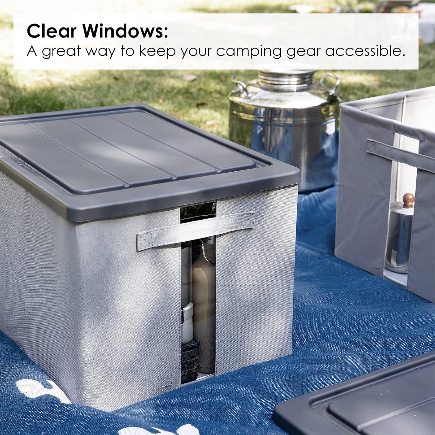 Organizador de Maletero SHIMOYAMA 68L Plegable con Tapa Gris