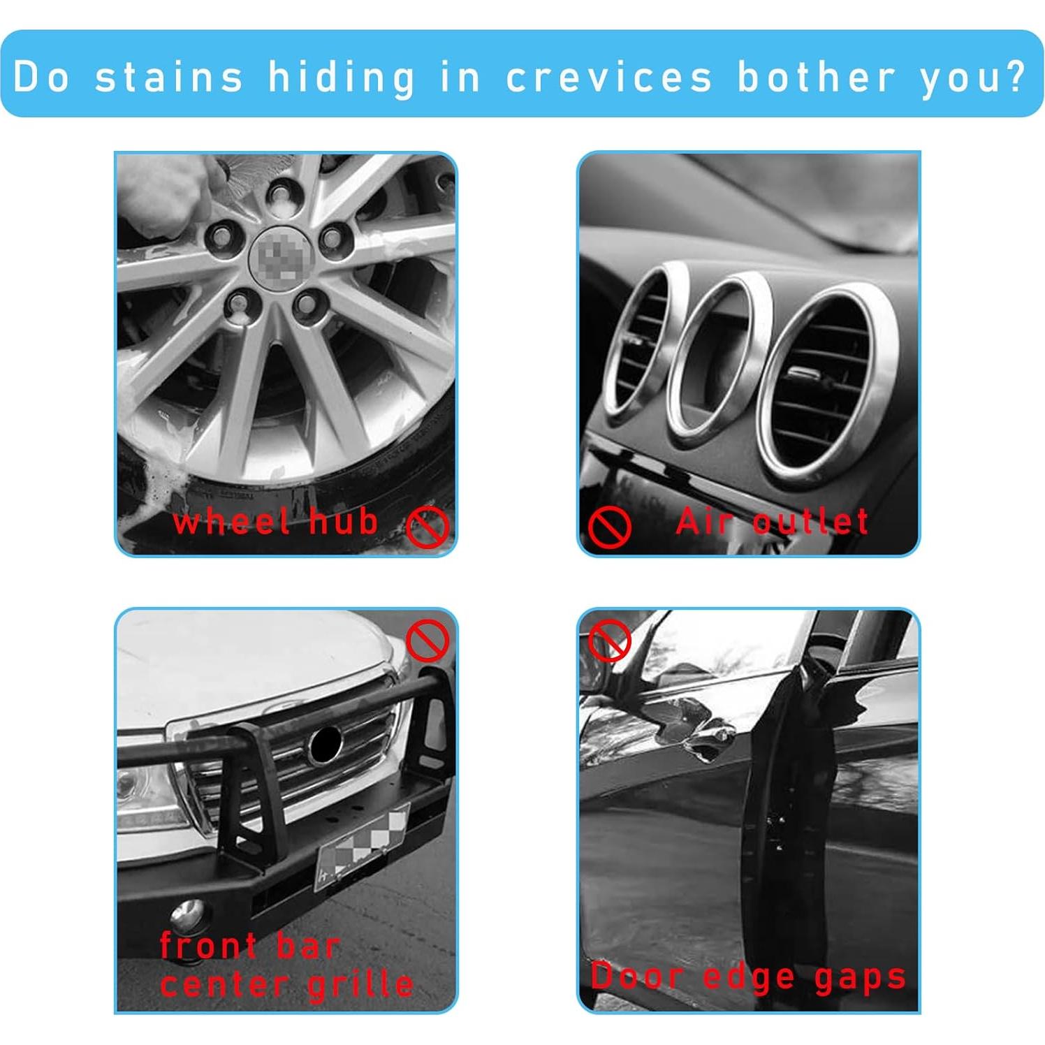 Cepillo de Lavado de Autos Ziciner con Cerdas Rígidas 21.6cm