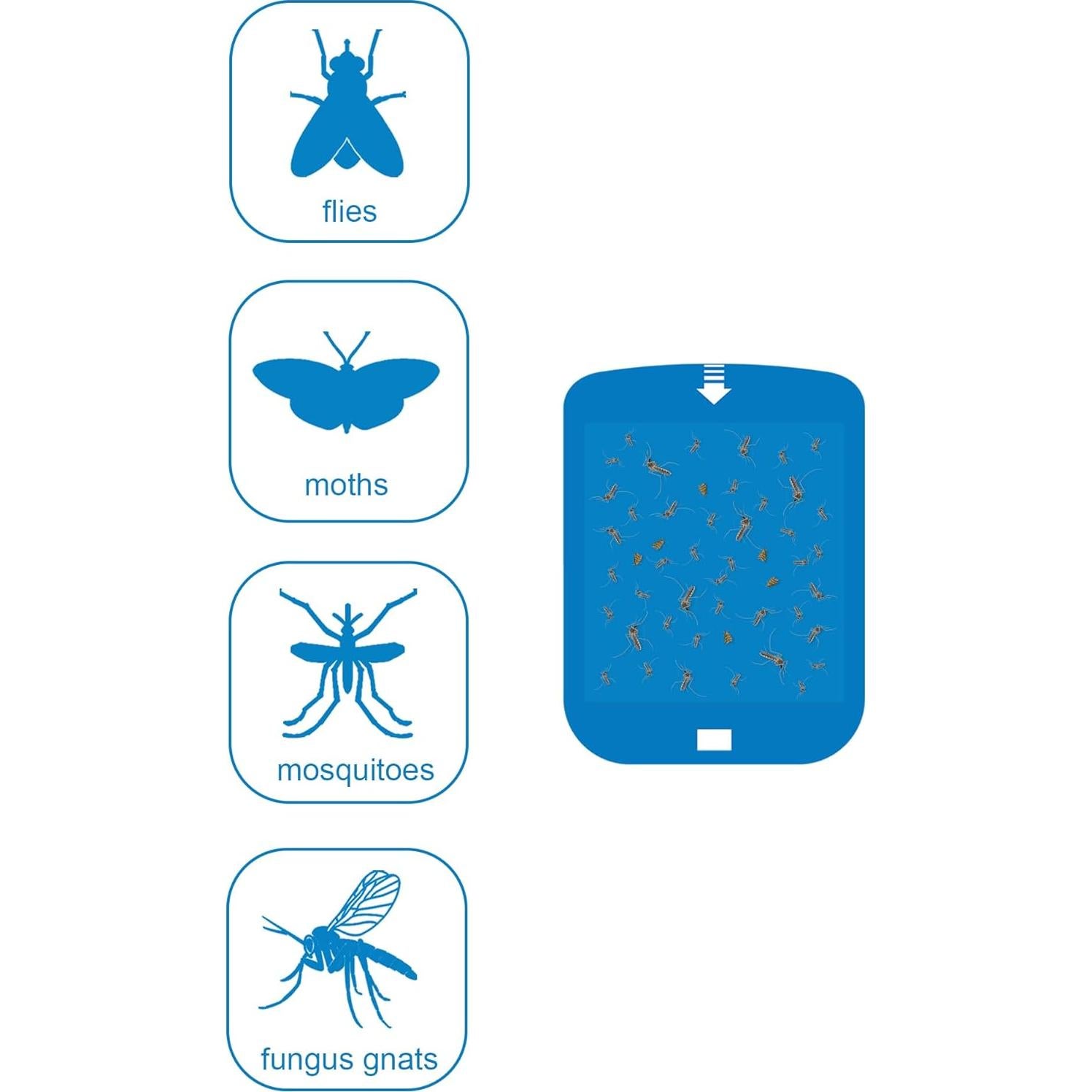 Cartuchos de Recarga Dichroma 8 Paquetes para Trampa de Insectos