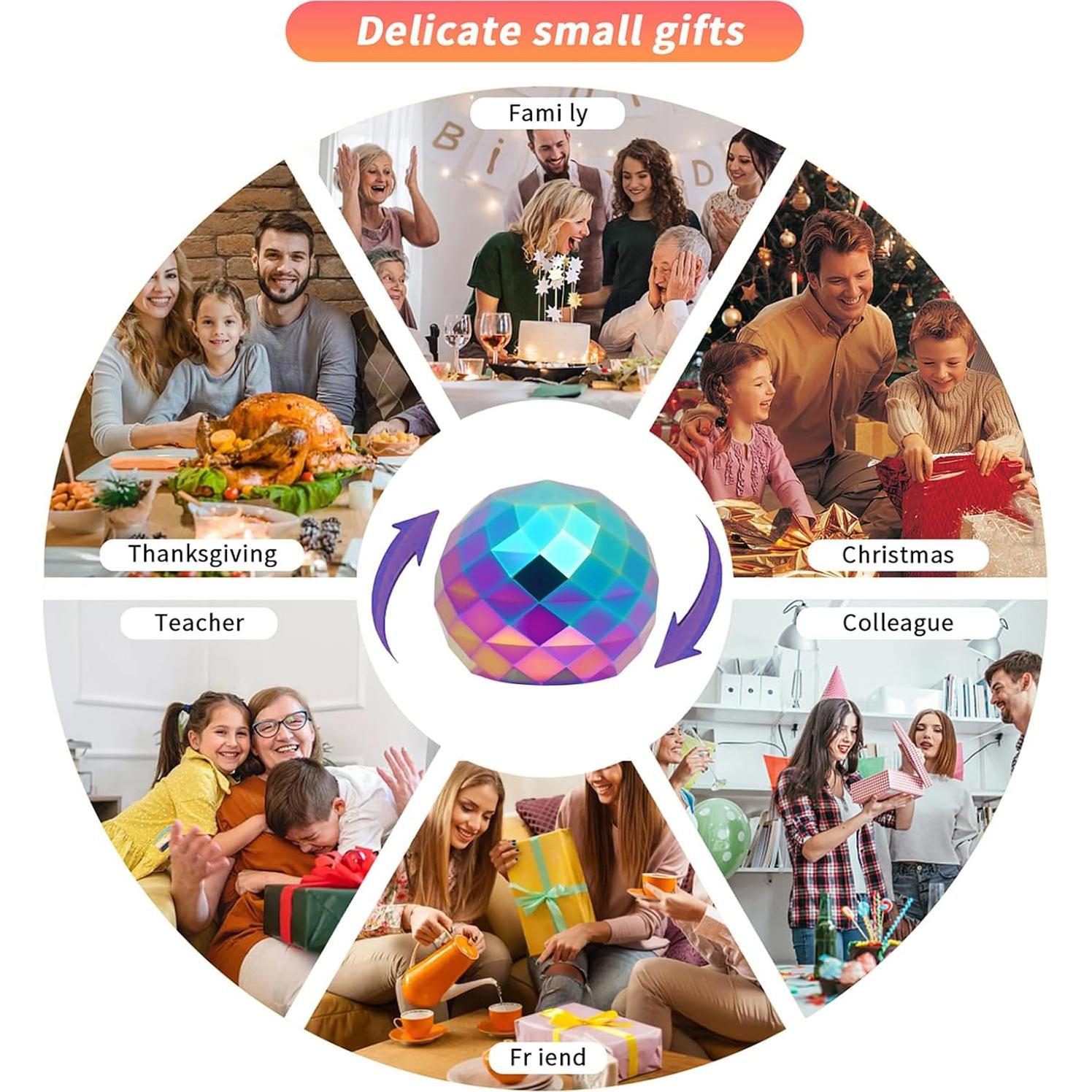 Juguete de Escritorio Kinetic Samilalago Arcoíris 3.76 cm