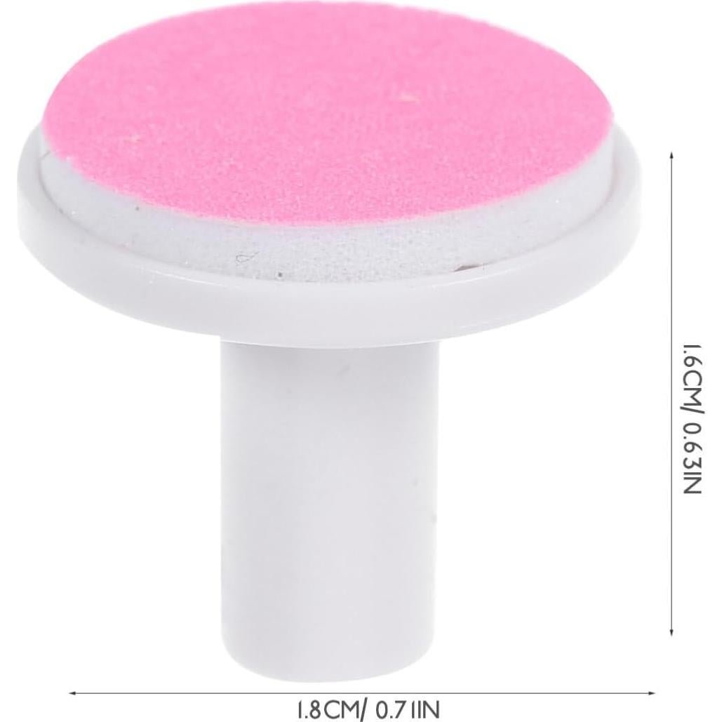 12 Almohadillas de Reemplazo para Cortador de Uñas Minkissy Rosa