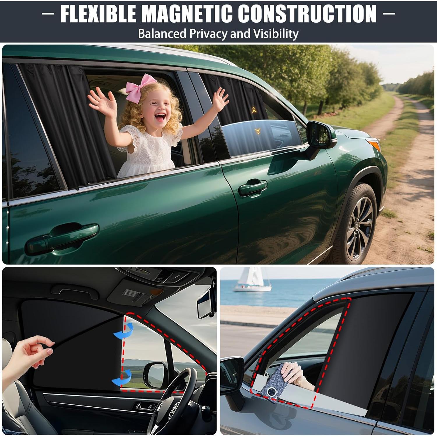 Sombrillas para Ventanas de Auto ZATOOTO Toyota 4Runner 2017-2024