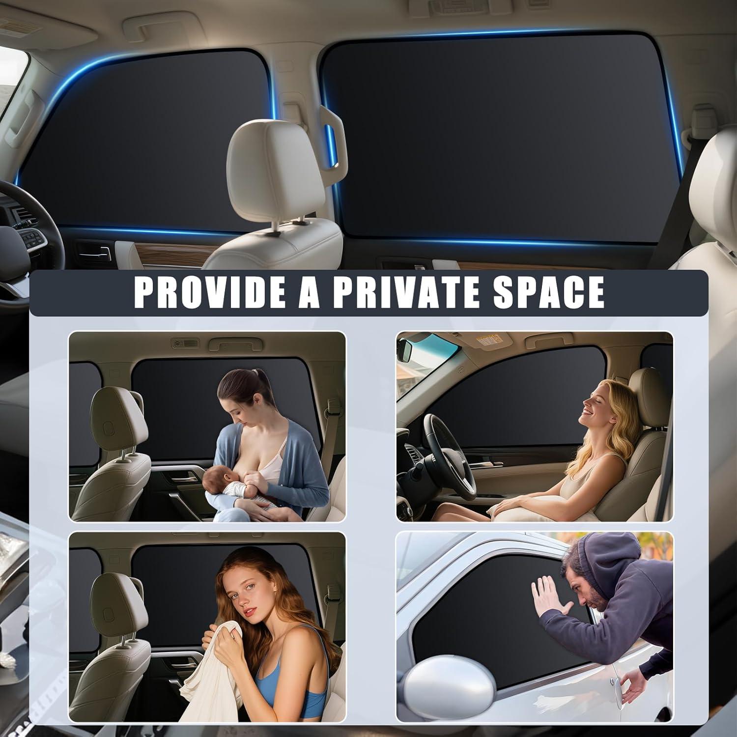 Sombrillas para Ventanas de Auto ZATOOTO Toyota 4Runner 2017-2024