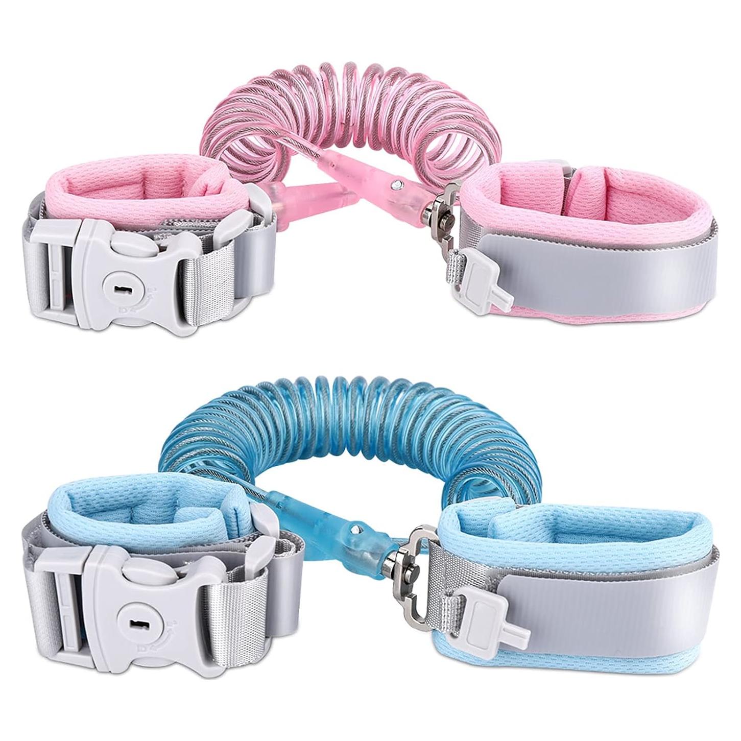 Correa de Muñeca Anti Pérdida Socub 1.5m + 2.5m Rosa