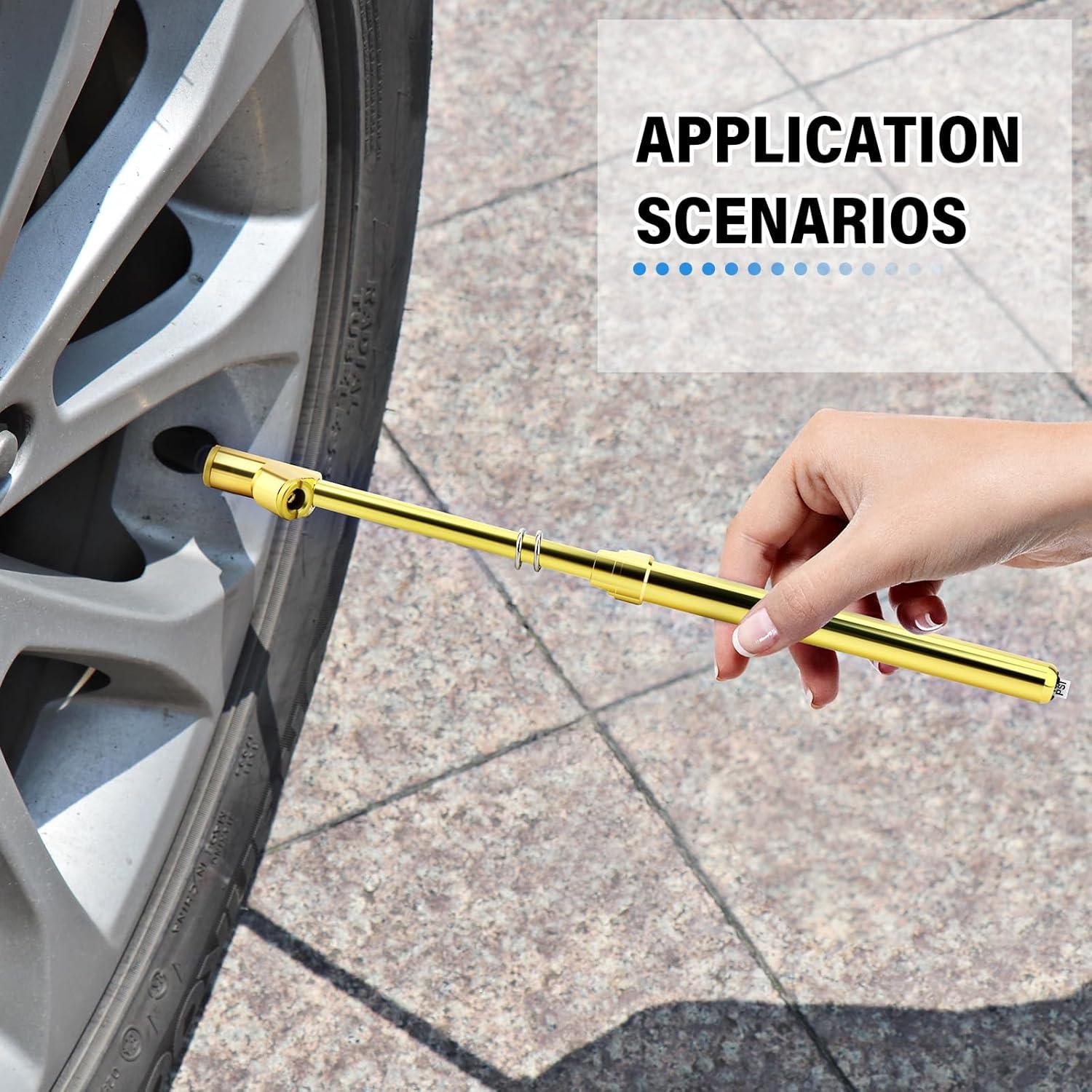 Medidor de Presión de Neumáticos MEANLIN 2PCS Doble Cabeza