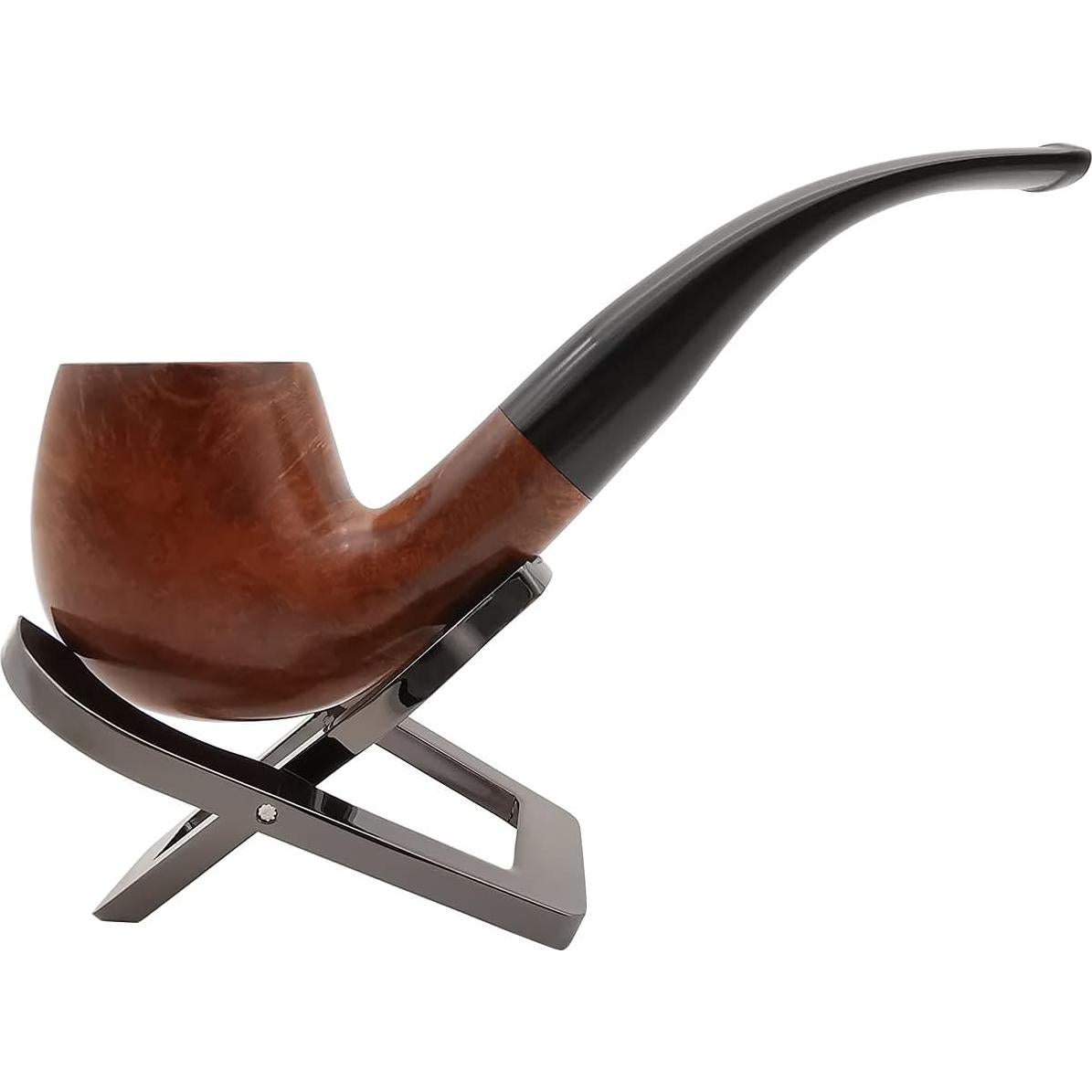 Soporte Pipa de Tabaco Plegable Acero Inoxidable Negro