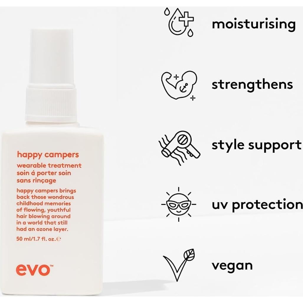 Tratamiento Diario para Cabello EVO Happy Campers 50 ml - Fortalece y Protege