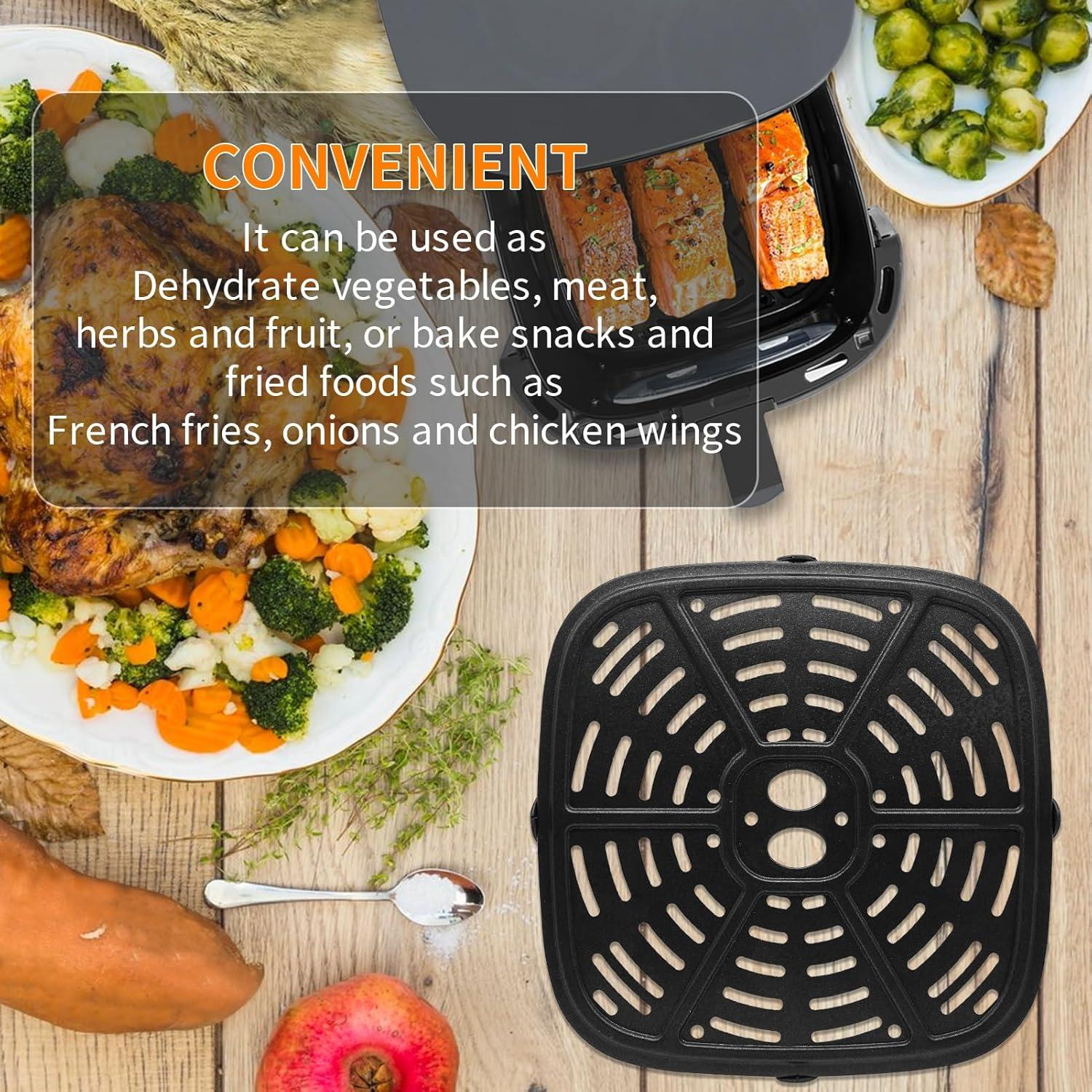 Sartén para Freidora de Aire Holstein 7.6 QT Acero Inoxidable