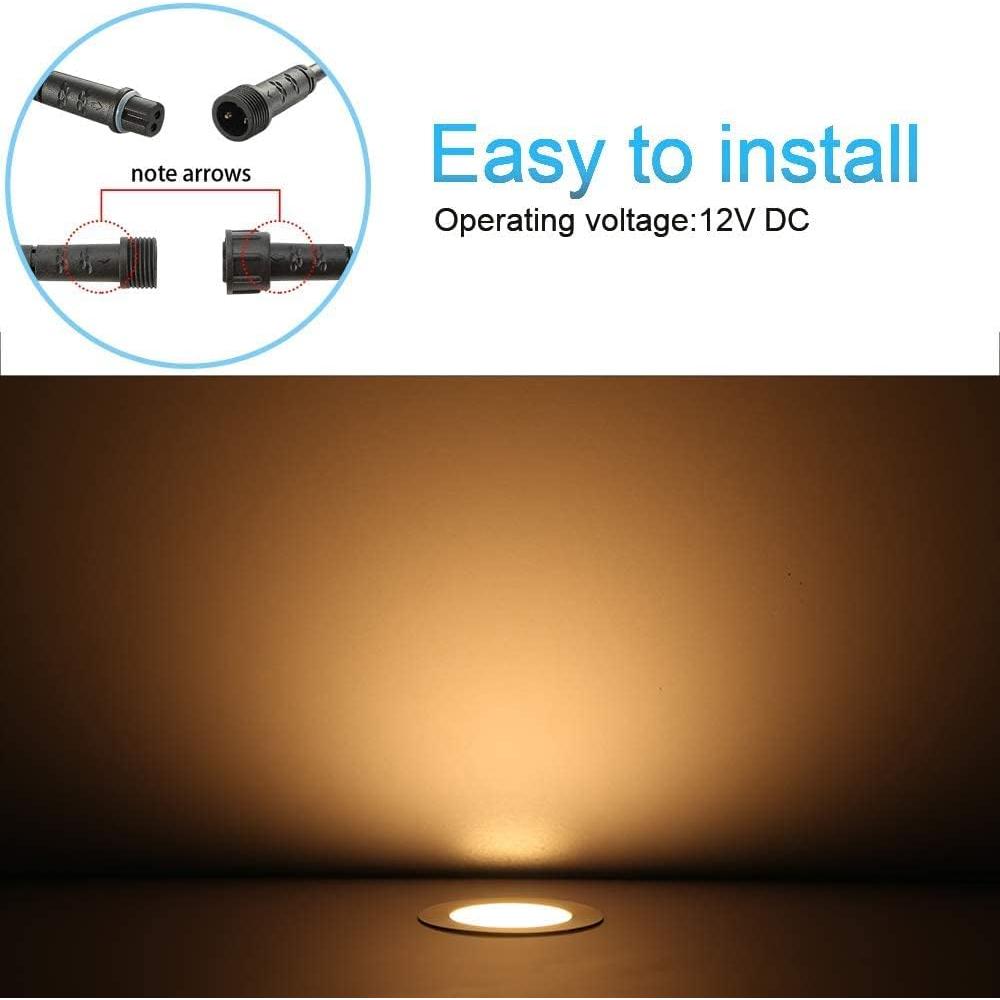 Kit de Iluminación LED FVTLED 10 Piezas 12V Impermeable