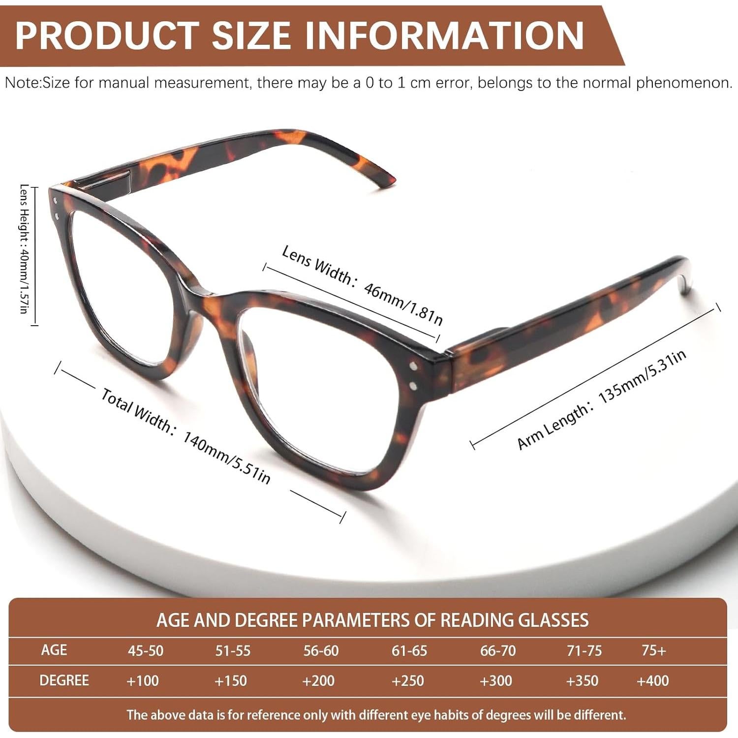 Gafas de Lectura VIDEBLA 5 Pack Unisex Bloqueo Luz Azul