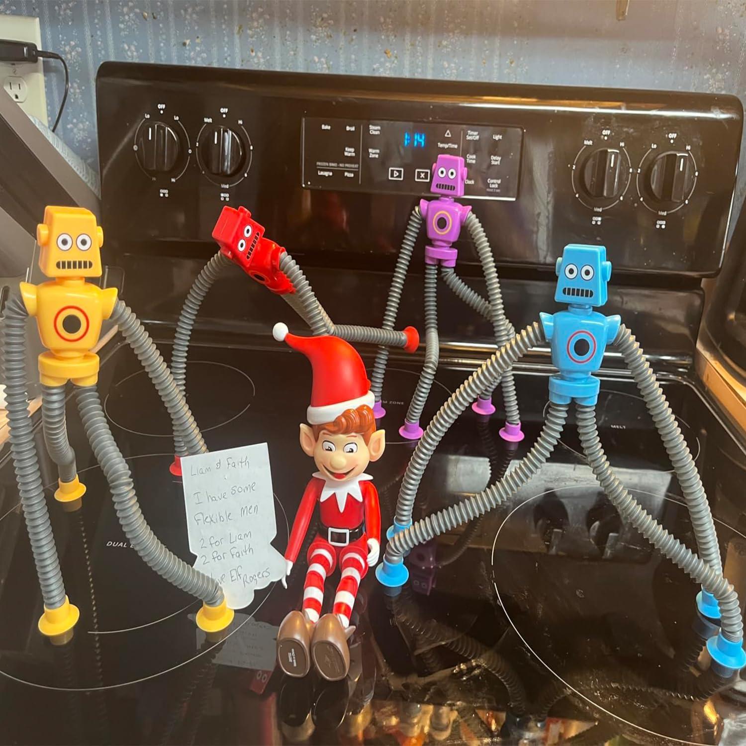 Juguete Robot de Ventosa Limpskys Paquete de 4 Mini Robots