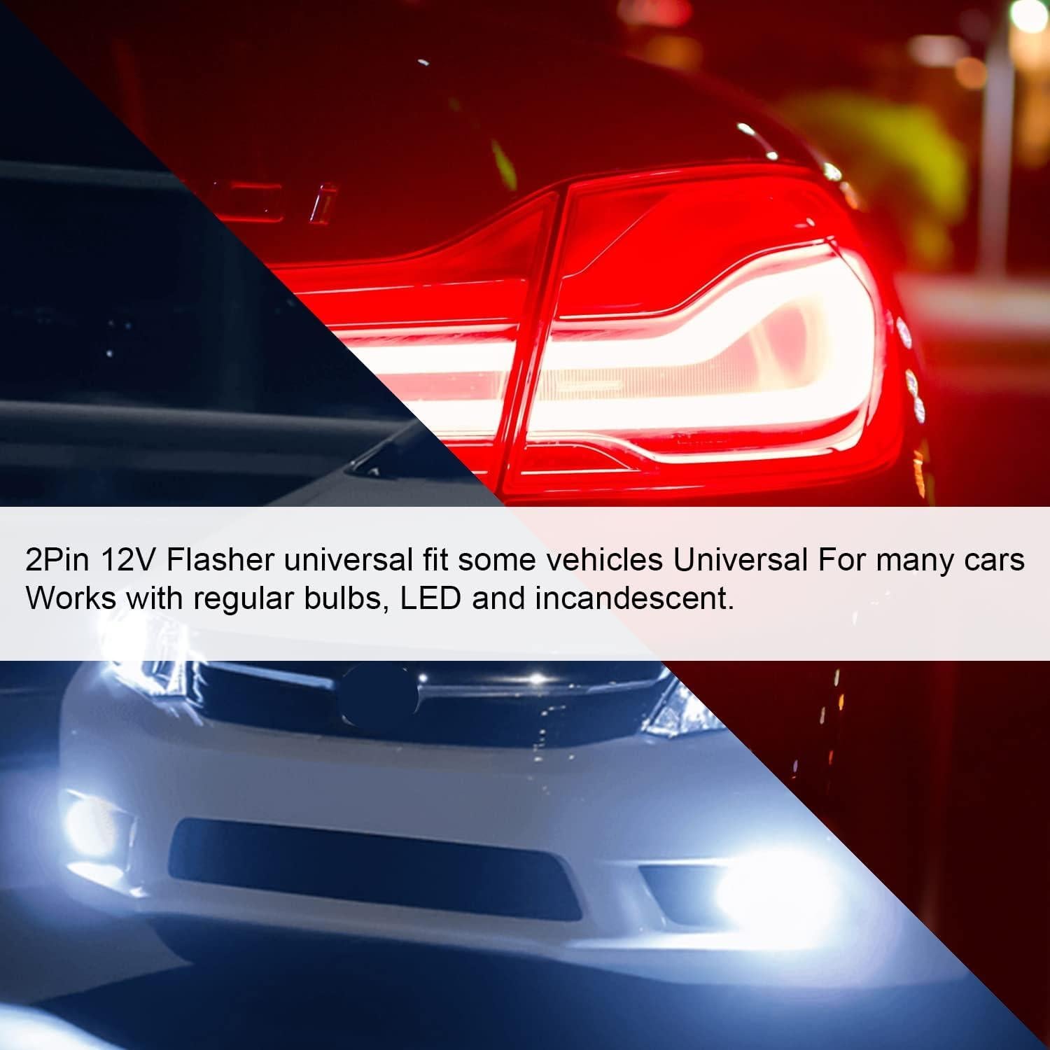 Relé Intermitente 2 Pines 20A 12V LDMINDA para Automóvil