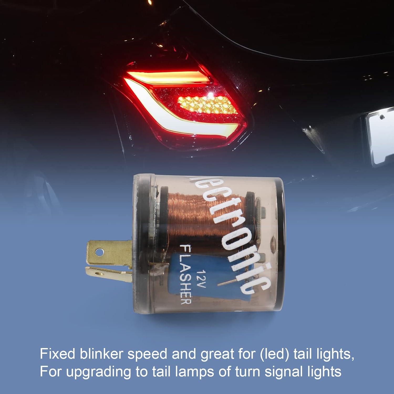 Relé Intermitente 2 Pines 20A 12V LDMINDA para Automóvil