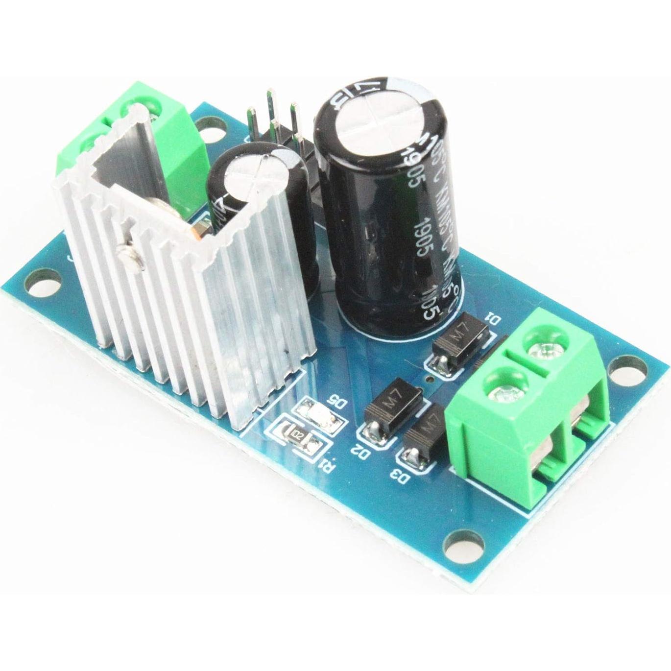 Módulo Regulador de Potencia NOYITO LM7805/LM7812 5V/12V (Paquete de 2)