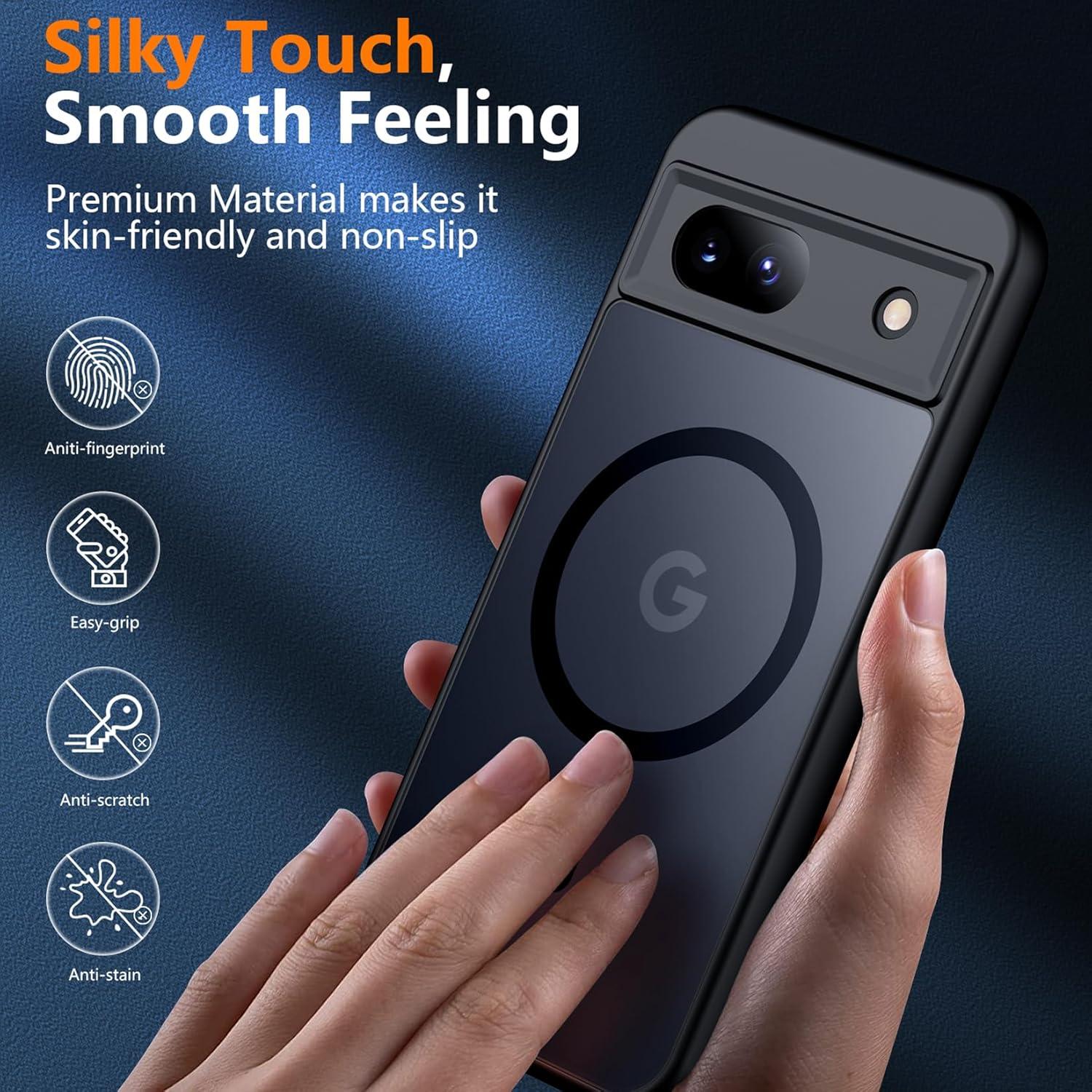 Funda Magnética Teloxy para Google Pixel 8A - Protección Militar