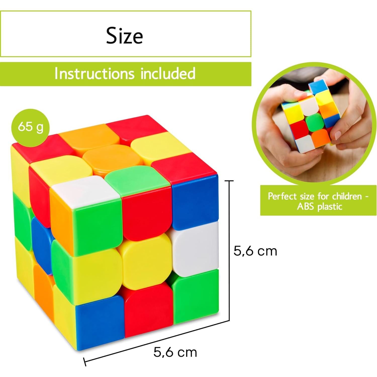 CUBIDI Cubo Mágico 3x3 - Juguete Educativo para Niños