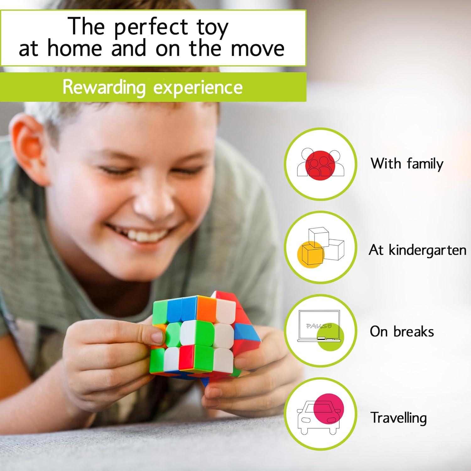 CUBIDI Cubo Mágico 3x3 - Juguete Educativo para Niños