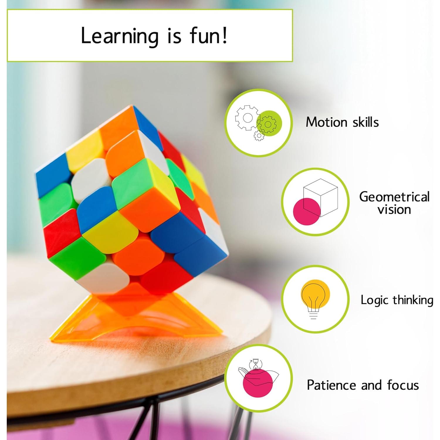 CUBIDI Cubo Mágico 3x3 - Juguete Educativo para Niños