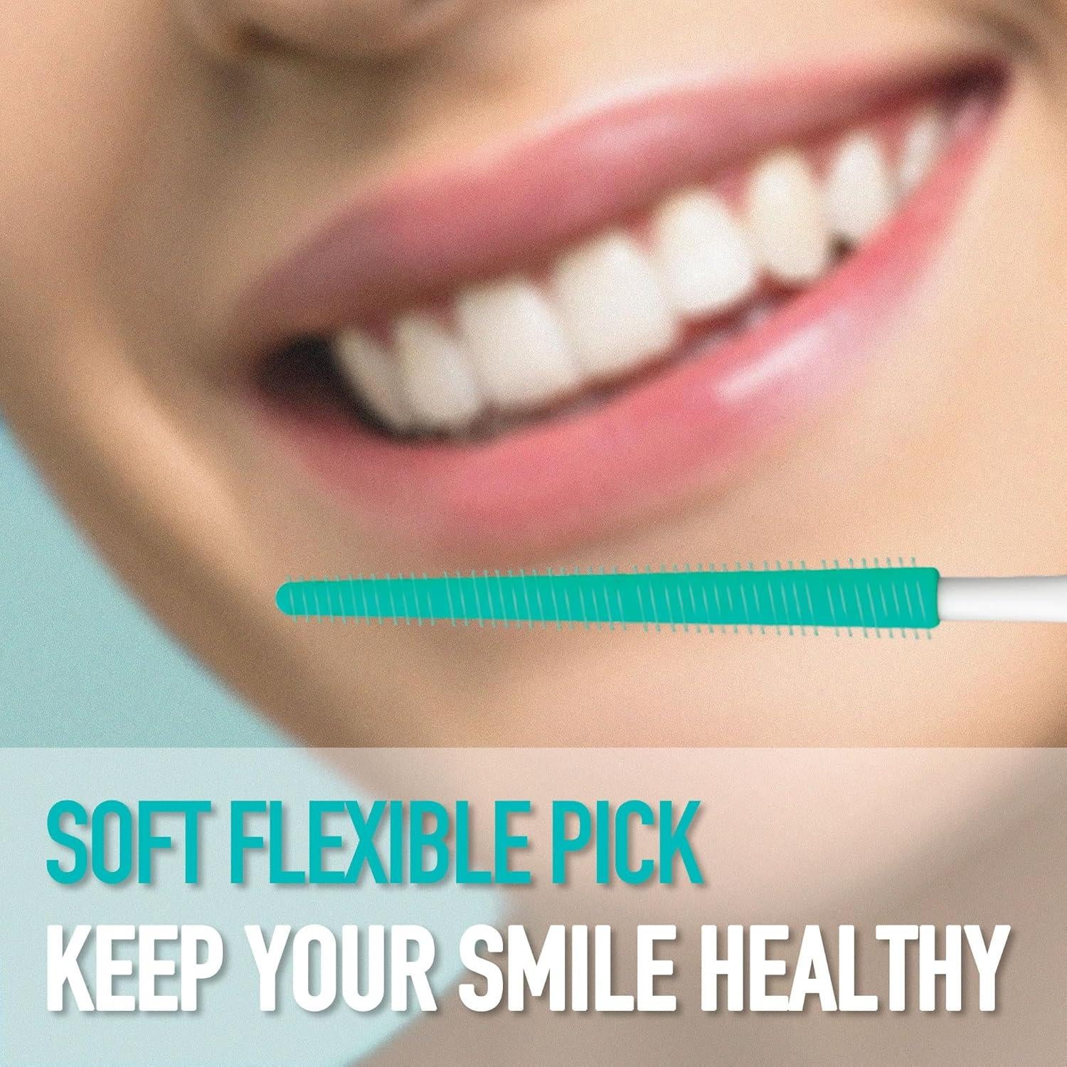 Palillos Dentales Dr. Emma Menta Suave 200 Unidades Espacio Estrecho