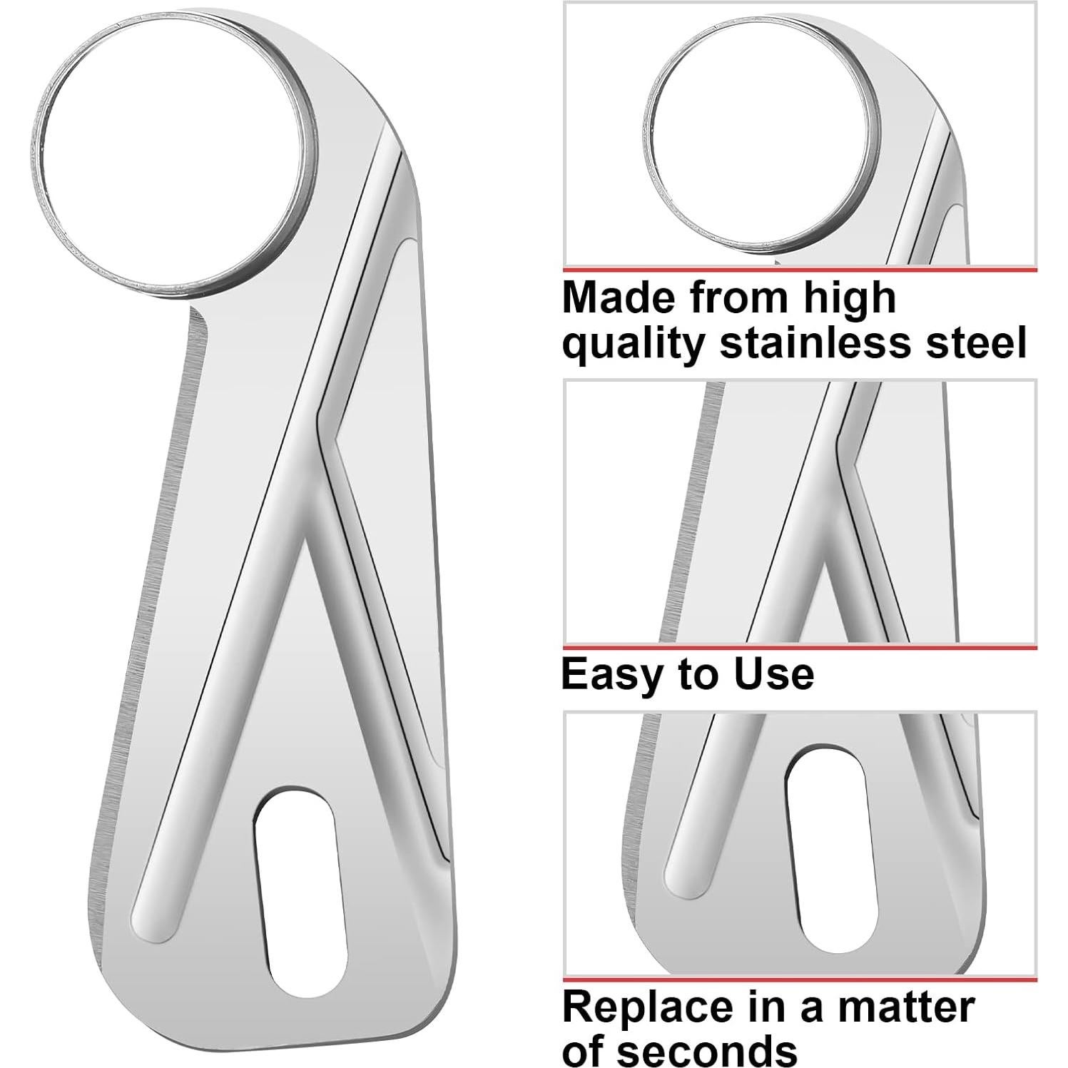 Cuchillas de Repuesto Jutom para Pelador de Manzanas Acero Inoxidable (3 Pcs)