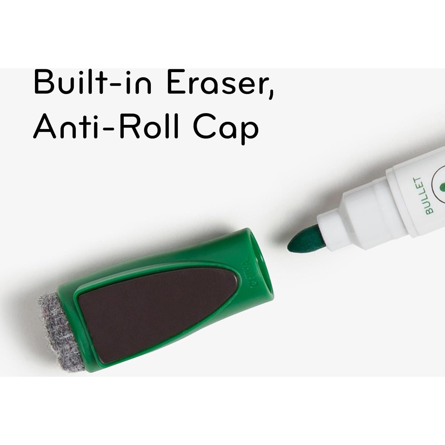 Marcadores de Pizarra Blanca U Brands Set de 6 Punta Fina