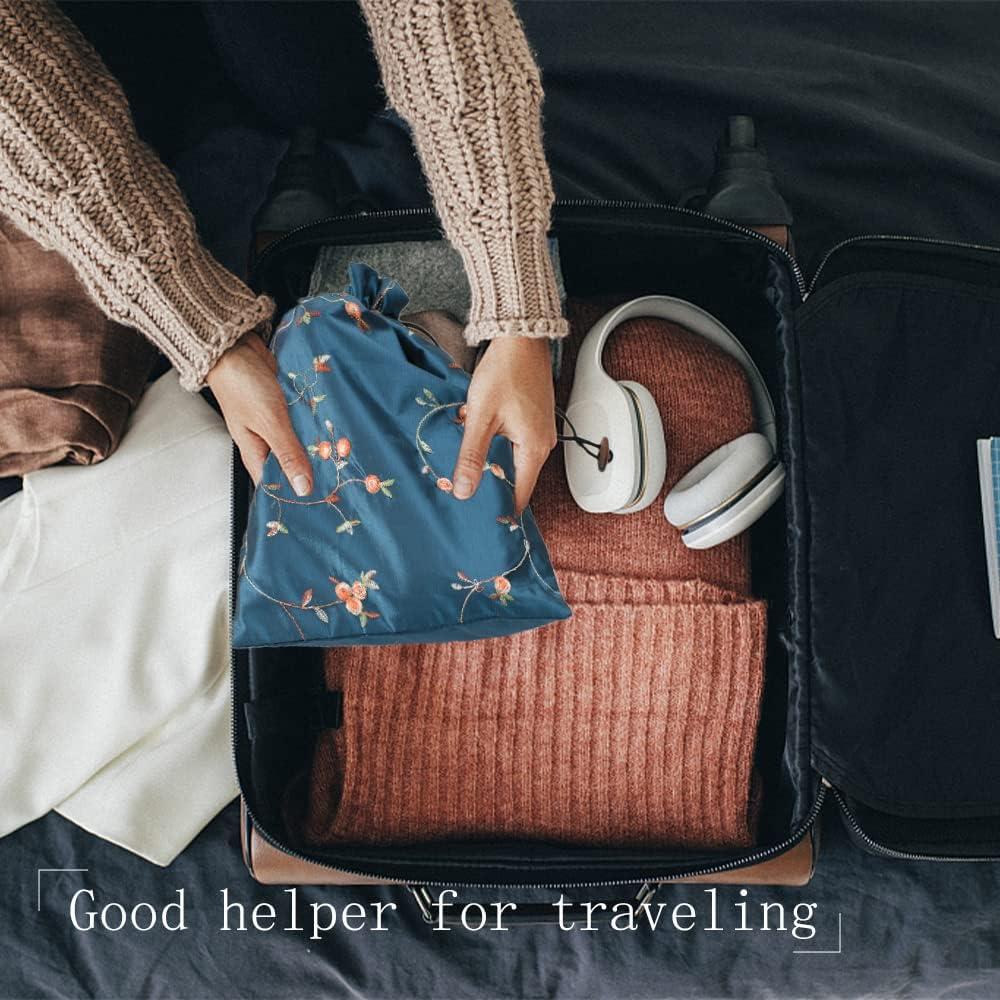 Bolsa de Almacenamiento de Seda Bordada VIOCIWUO 4 Piezas