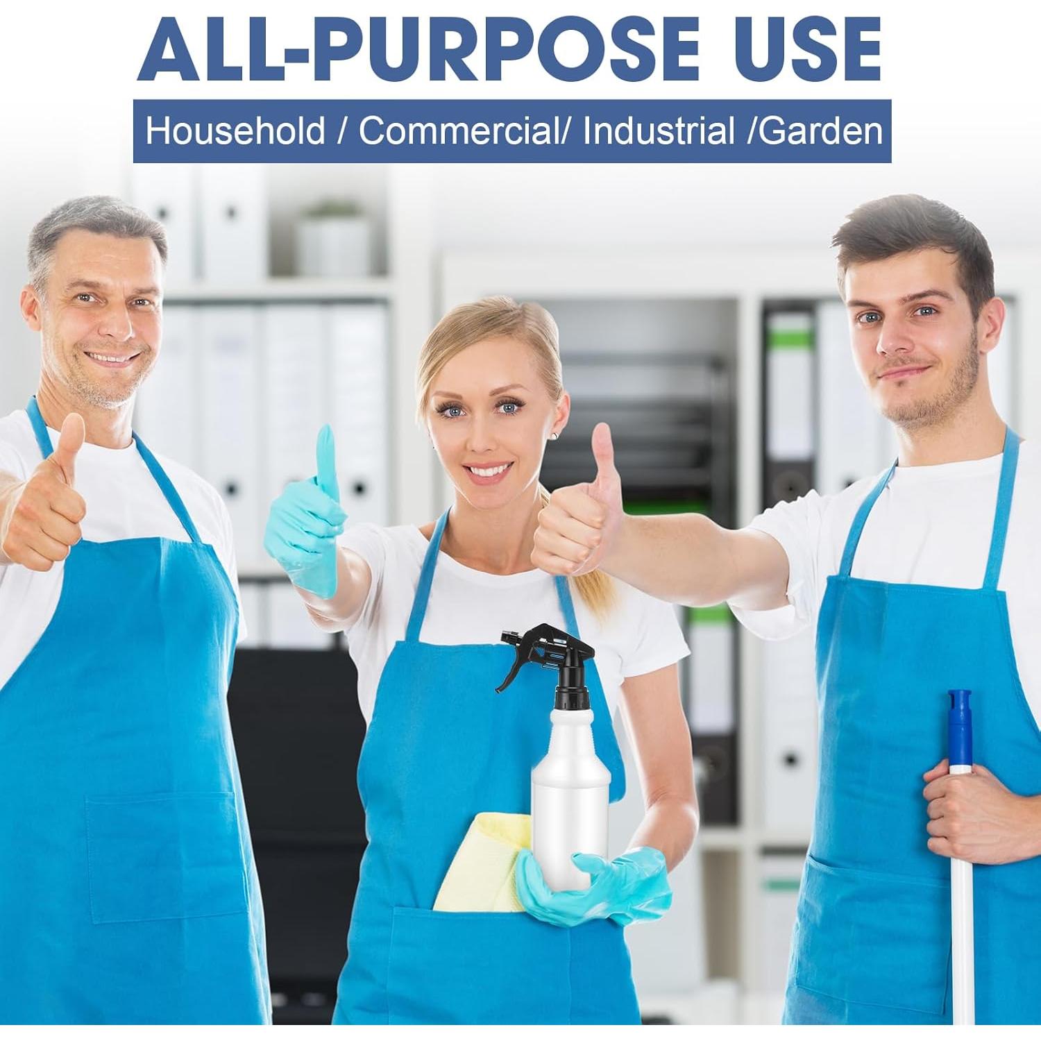 Paquete de 10 Botellas de Spray Reutilizables Gandeer 480 ml