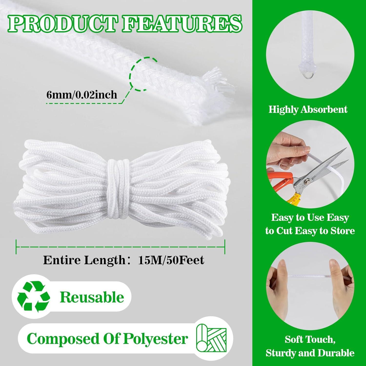 Cuerda de Autorriego MAQIHAN 15.24m x 0.64cm para Plantas