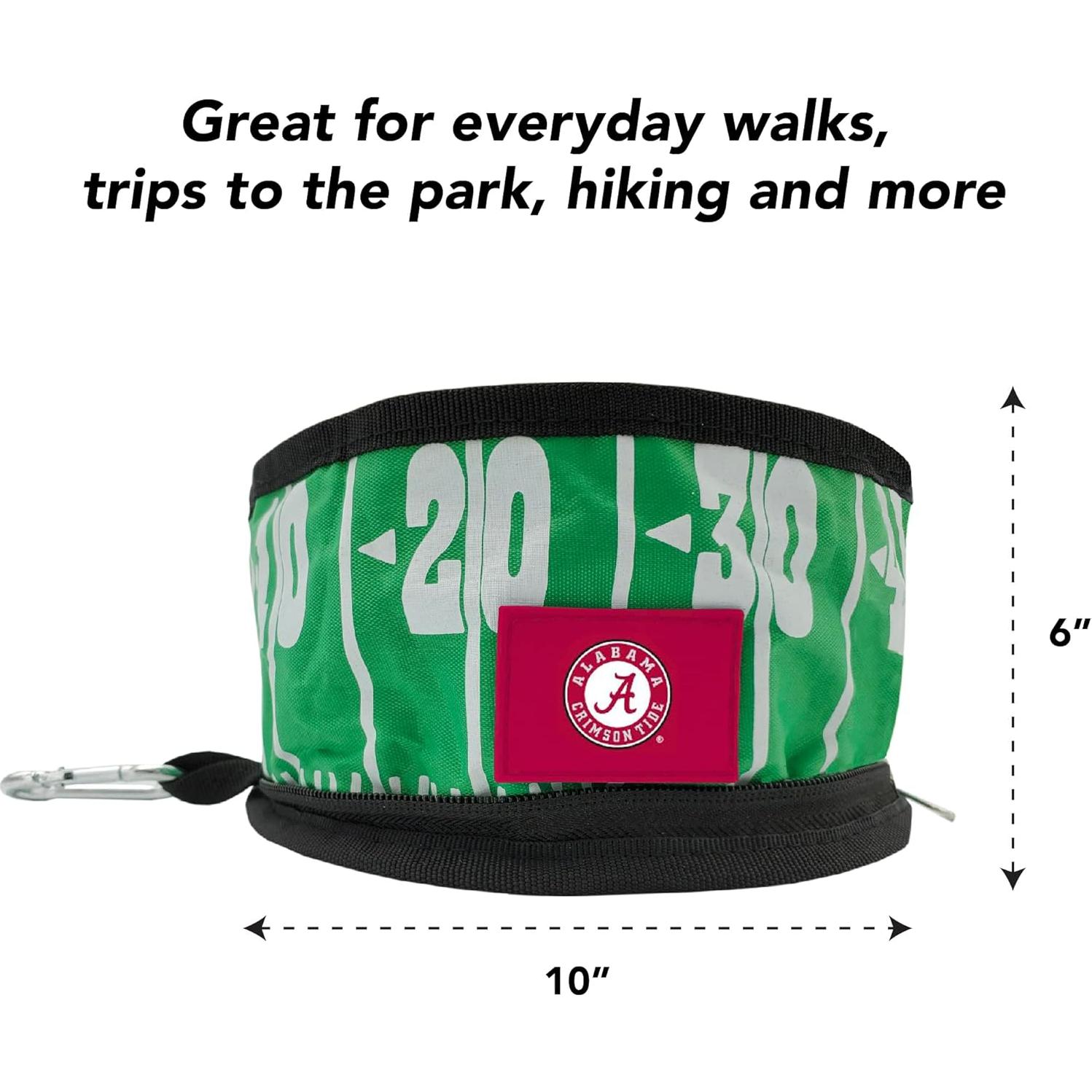 Tazón de Viaje Plegable para Perros Pets First Alabama Crimson Tide