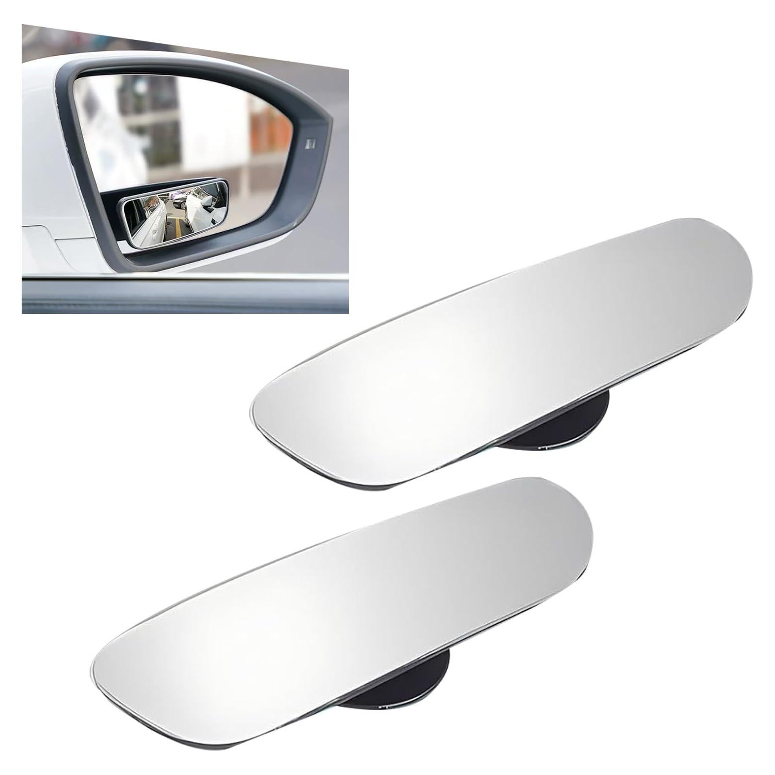 Espejo de Punto Ciego Convexo Damwot 2 Piezas HD Ajustable