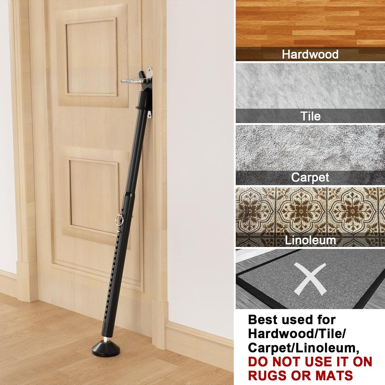 Barra de Seguridad Ajustable Keplrend para Puertas 99-135cm