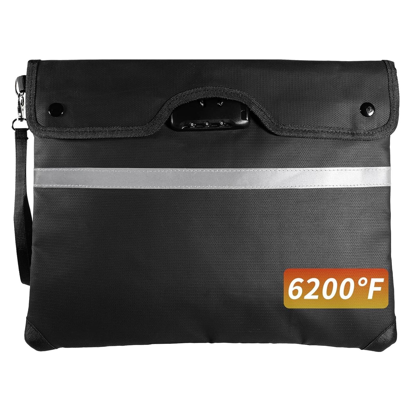 Bolsa de Dinero Resistente al Fuego Homelylife A4 6200°F