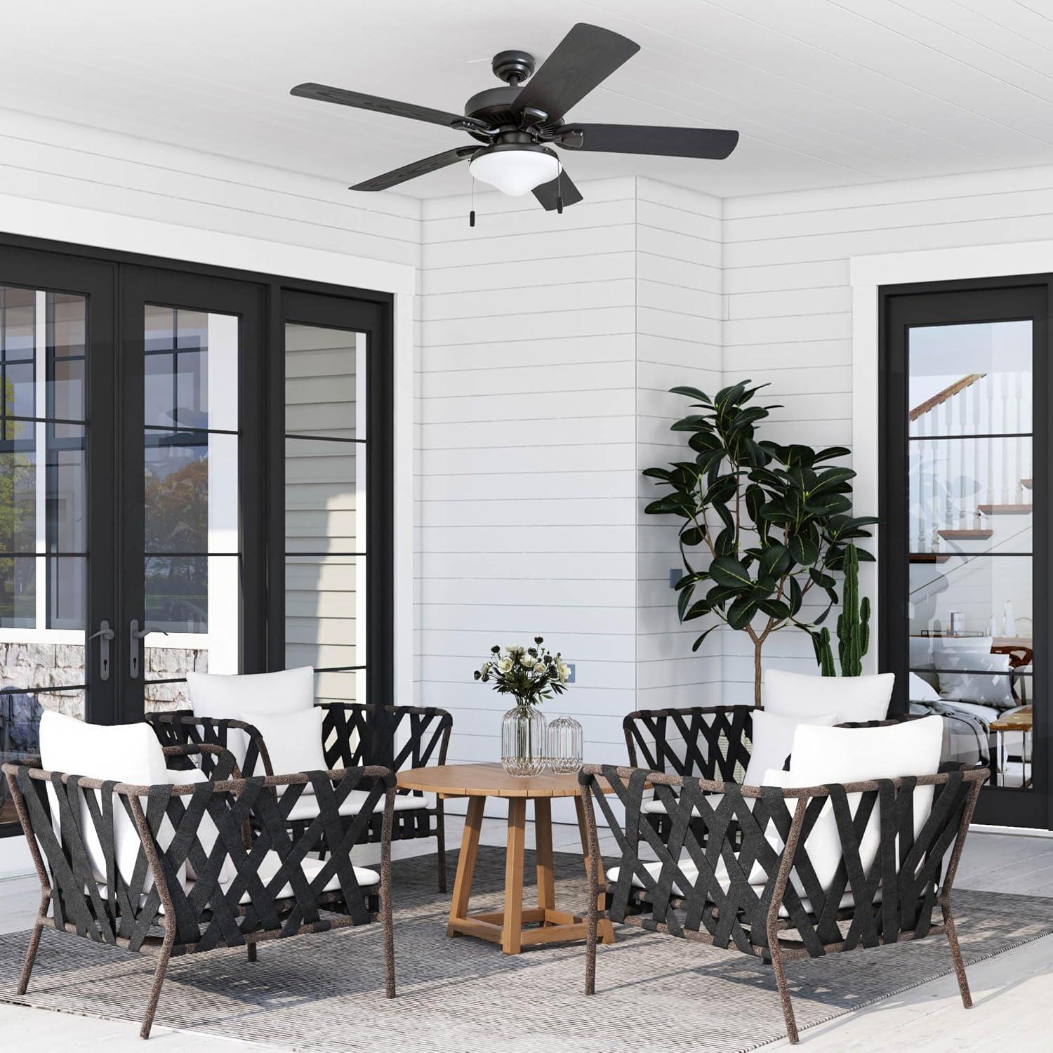 Ventilador de Techo Honeywell Belmar 132 cm con Luz LED Bronce