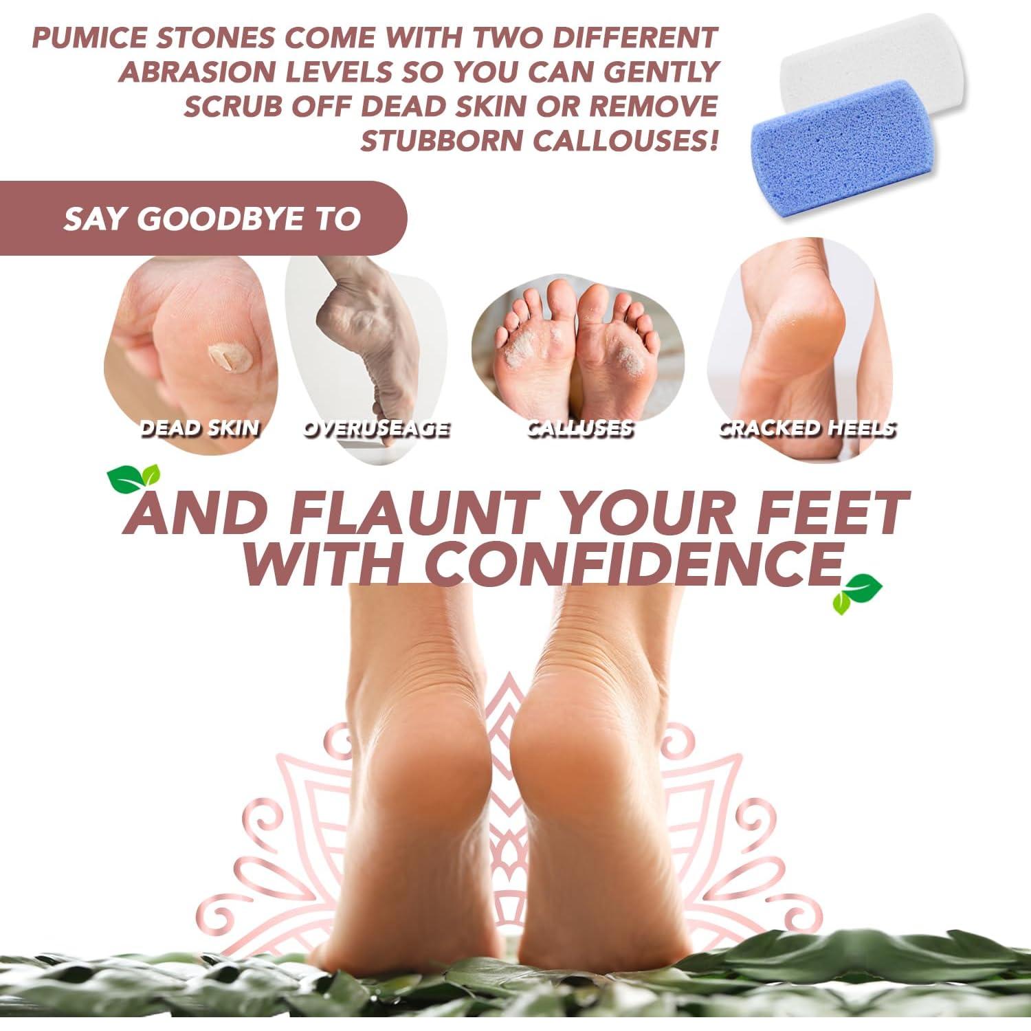 Piedra Pómez Exfoliadora para Pies Tierra y Yo - 2 Unidades