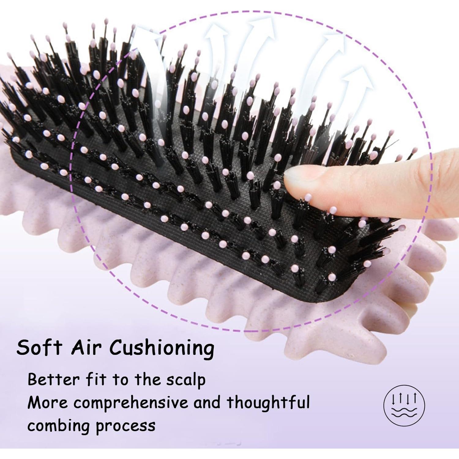 Cepillo Definidor de Rizos UVZNUMG Beige 29.6x11.6cm