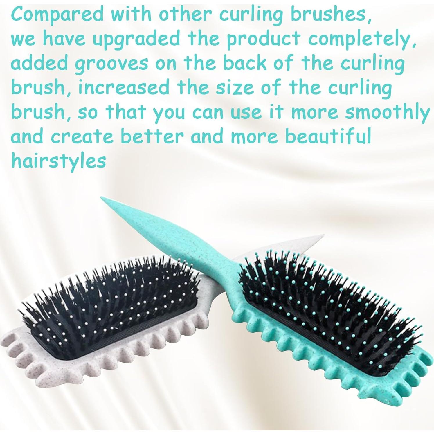 Cepillo Definidor de Rizos UVZNUMG Beige 29.6x11.6cm