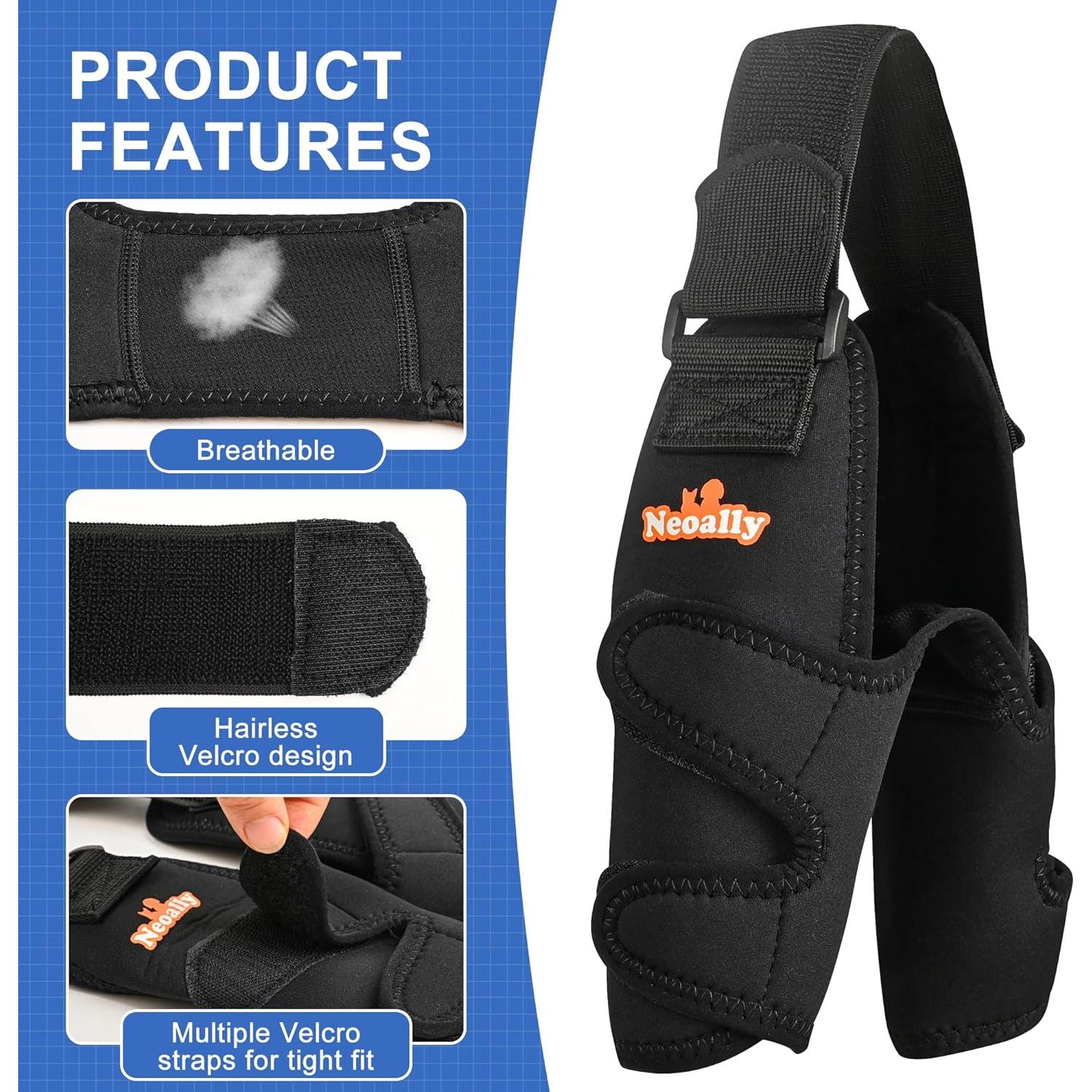 Protector de Codo NeoAlly para Perros XS - Soporte y Comodidad