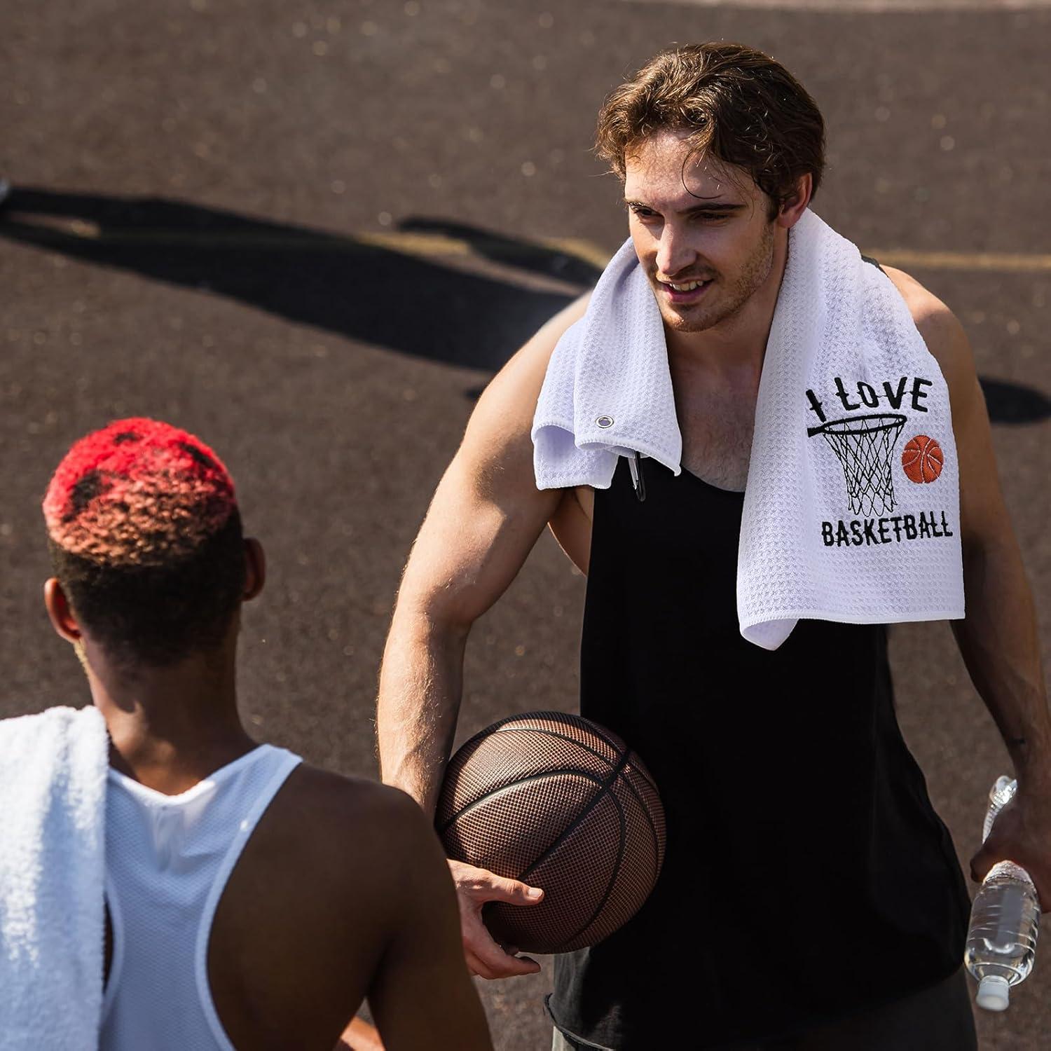 Set de 4 Toallas de Baloncesto VitalCozy 40x60 cm Microfibra