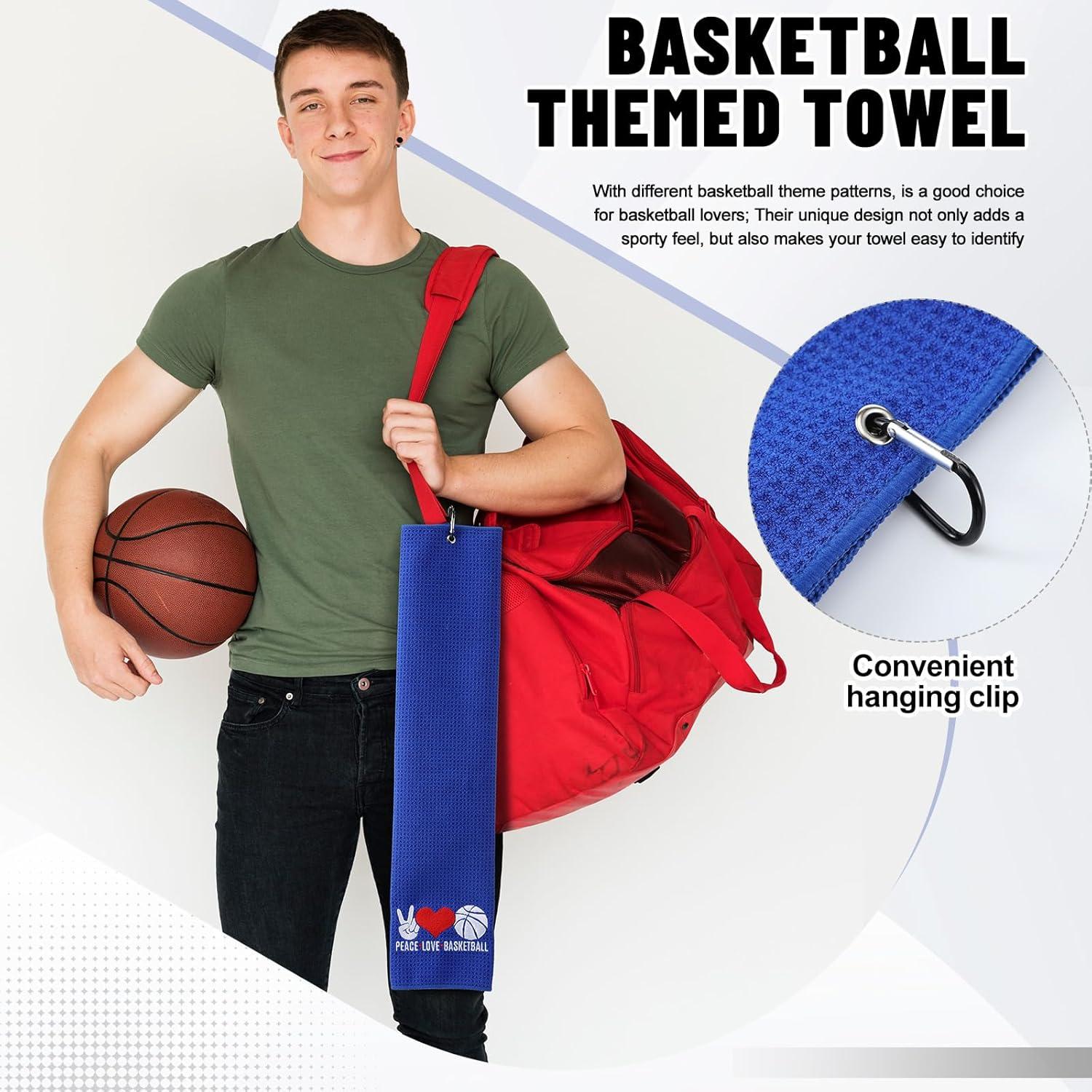 Set de 4 Toallas de Baloncesto VitalCozy 40x60 cm Microfibra