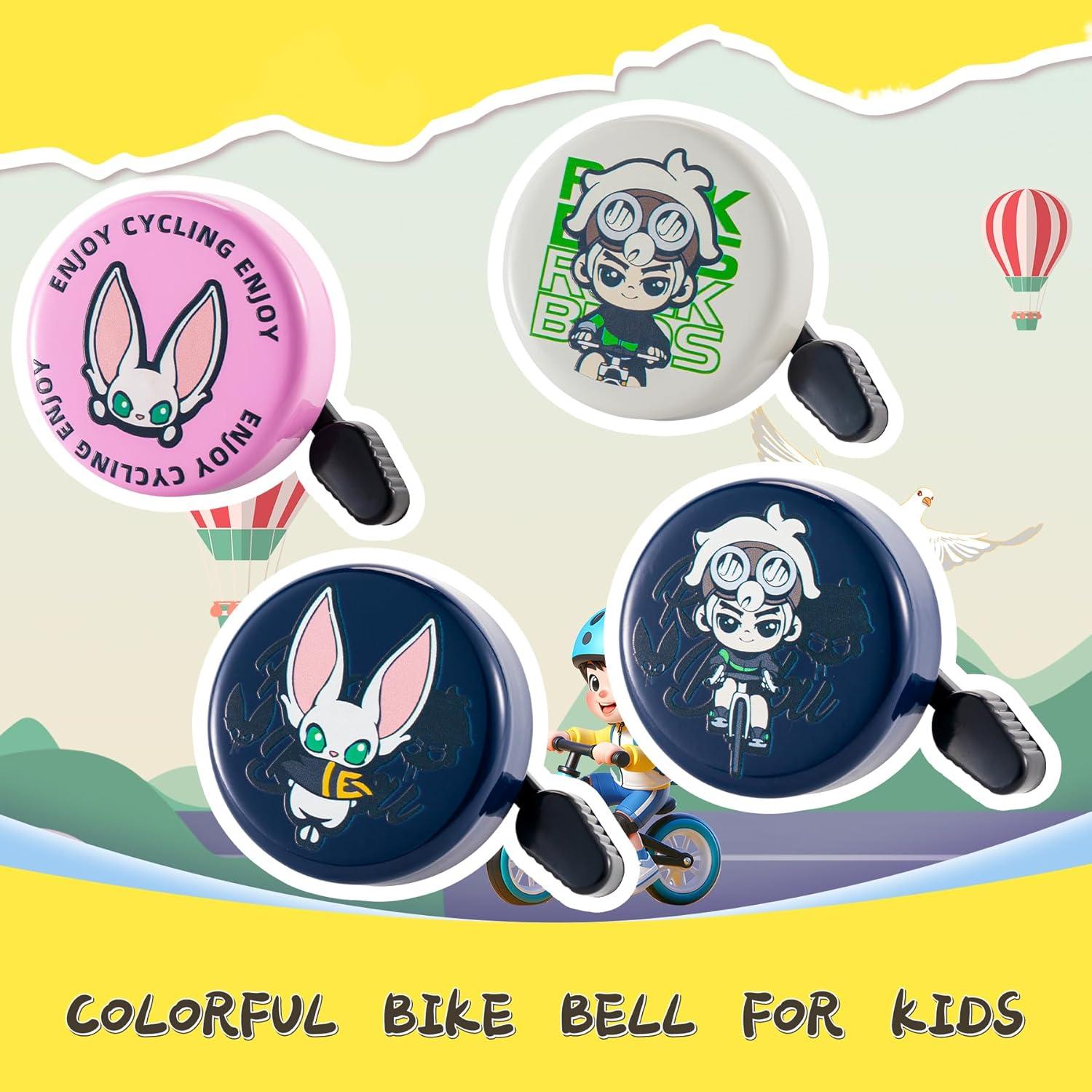 Timbre de bicicleta ROCKBROS para niños - 22.2mm azul