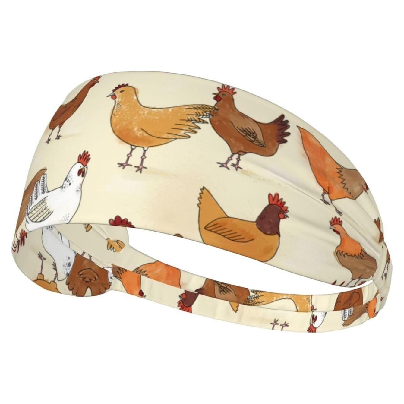 Diadema deportiva DSSWTP unisex absorbente de sudor 95% poliéster