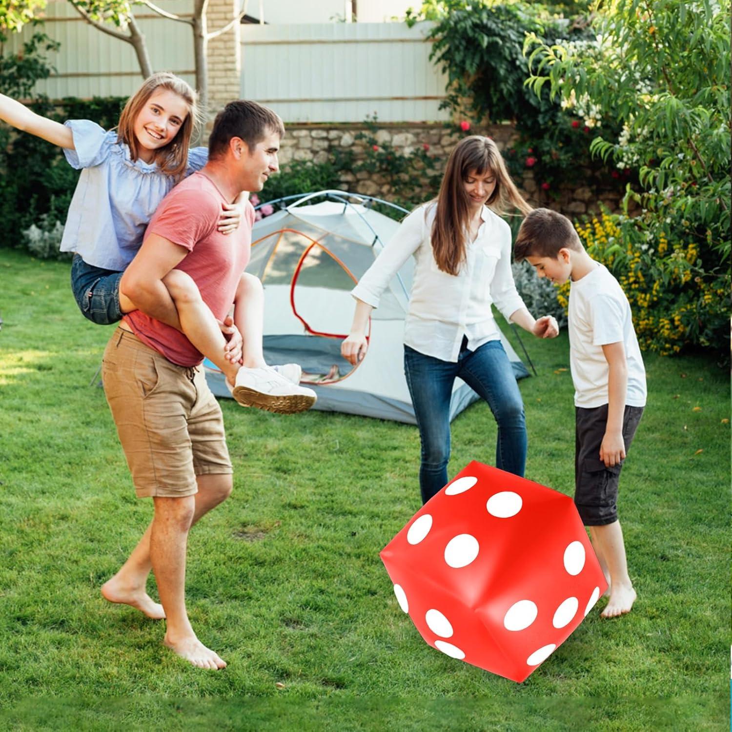 Juego de Dados Inflables Gigantes SAYAYA 3 Piezas 32 cm