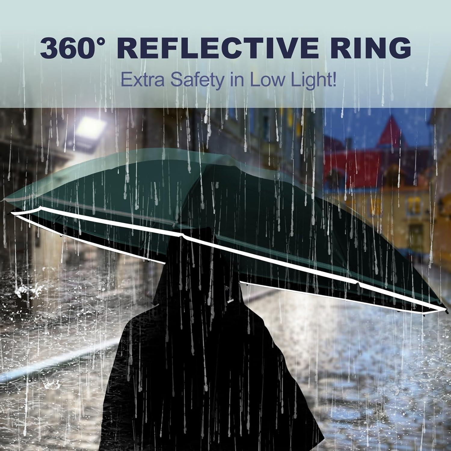 Paraguas Invertido Automático Zeproage UV 50+ Plegable 116.84 cm