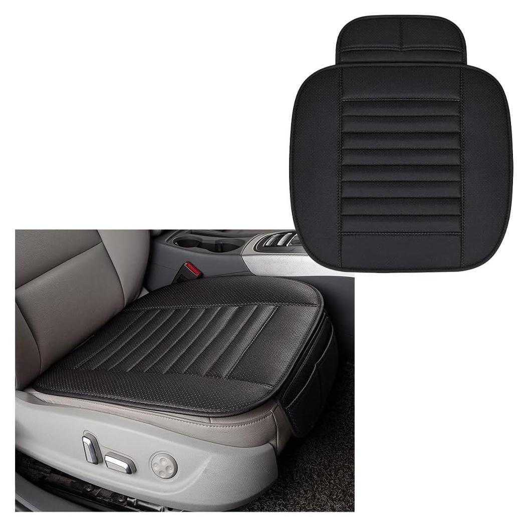 Cubierta de Asiento Frontal Sylvil PU Negro Universal 52.1x48cm