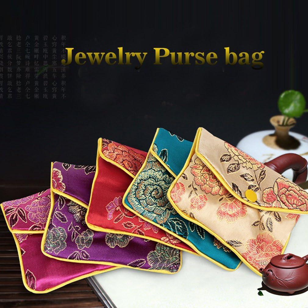 Bolsa de Regalo de Joyería de Seda MorTime - 12 Piezas 10x8cm