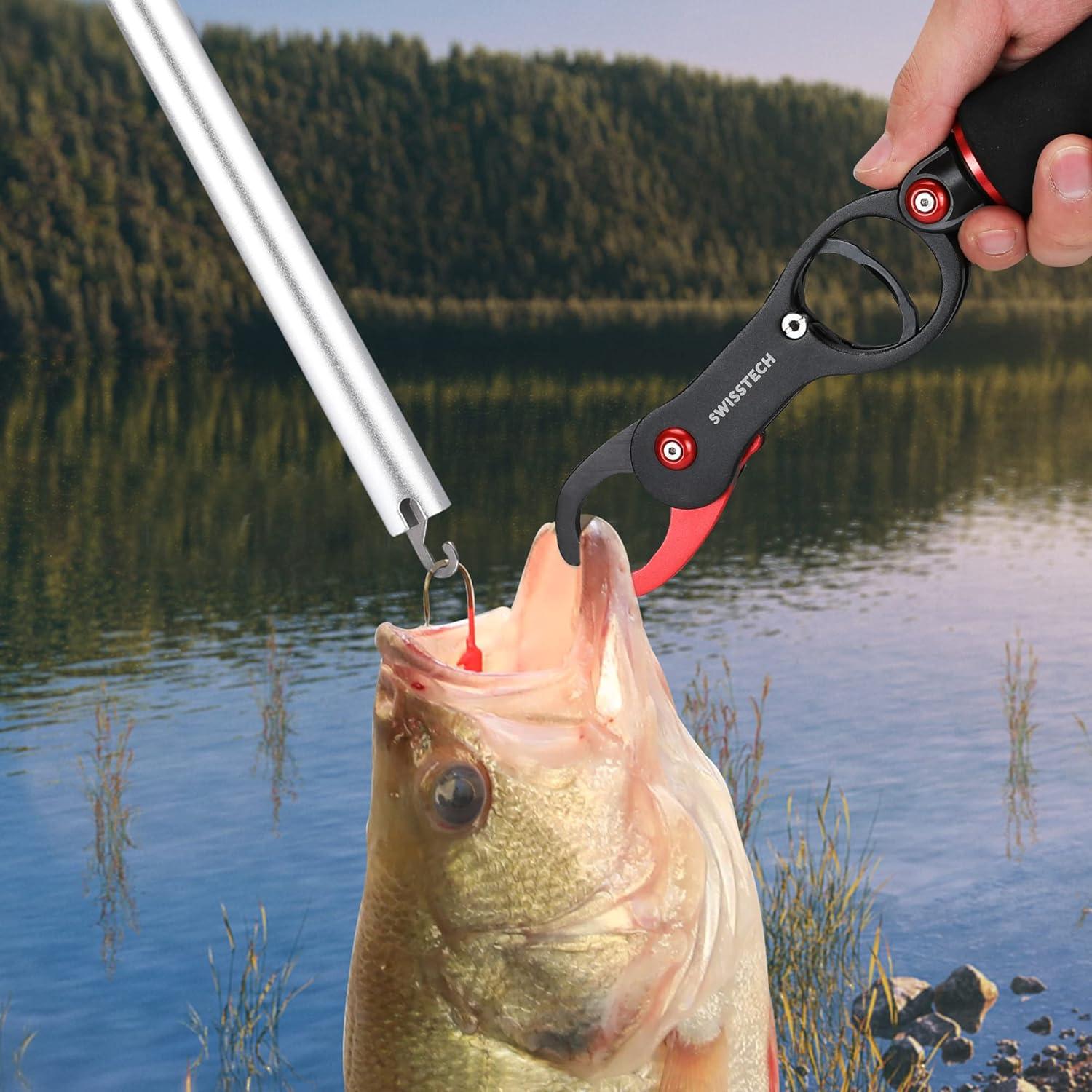 Kit de Herramientas de Pesca Swiss Tech 3PCS con Balanza y Tijeras