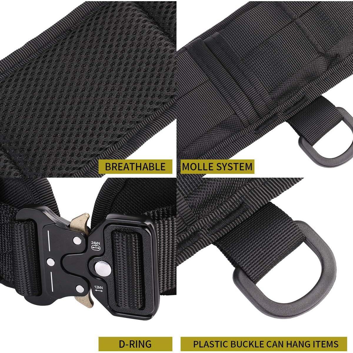 Cinturón Táctico Molle HLYQE Verde Militar Ajustable