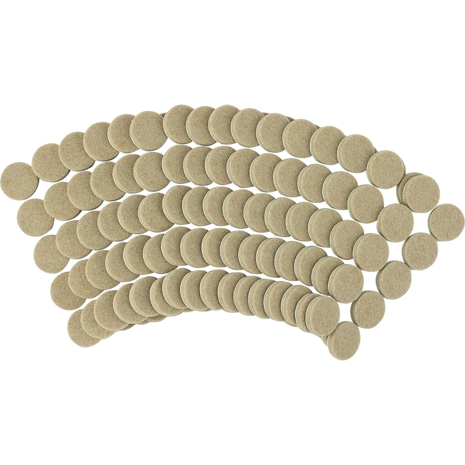 Almohadillas de Fieltro Autoadhesivas Smart Surface 2.54 cm Beige 160 Pzas